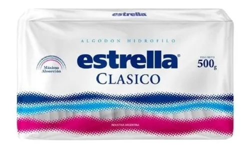 ESTRELLA ALGODON CLASICO X500 – Pañalera Belyan